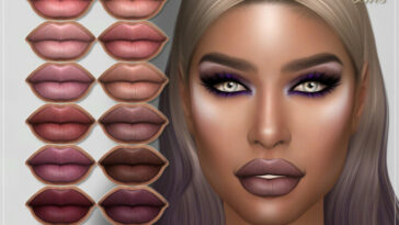 FRS Lipstick N260 by FashionRoyaltySims at TSR