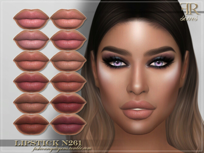 FRS Lipstick N261 by FashionRoyaltySims at TSR