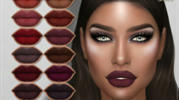 FRS Lipstick N262 by FashionRoyaltySims at TSR