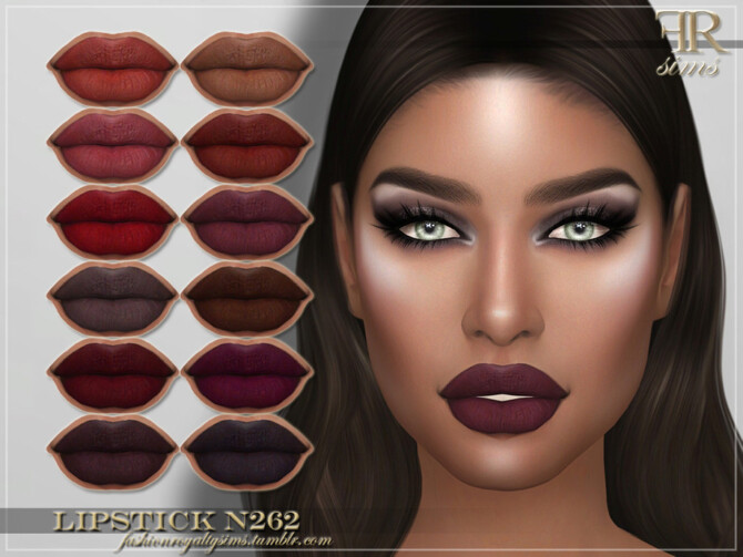 FRS Lipstick N262 by FashionRoyaltySims at TSR