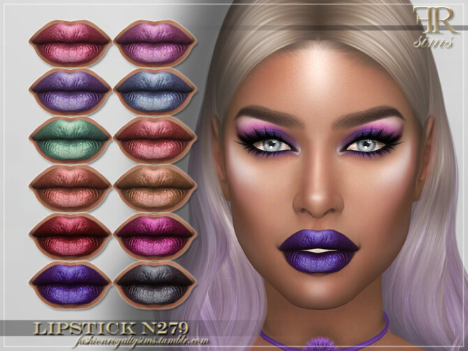 FRS Lipstick N279 by FashionRoyaltySims at TSR