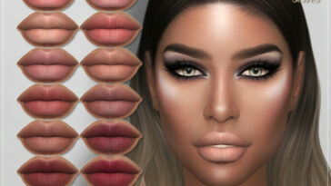 FRS Lipstick N280 by FashionRoyaltySims at TSR