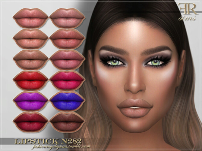 FRS Lipstick N282 by FashionRoyaltySims at TSR