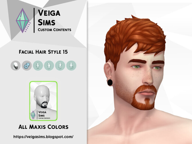 Facial Hair Style 15 by David_Mtv at TSR