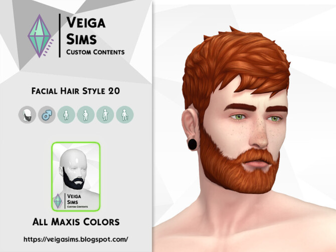 Facial Hair Style 20 by David_Mtv at TSR