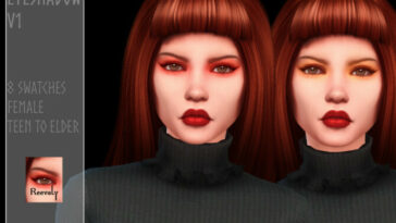 Fantasia Eyeshadow V1 by Reevaly at TSR