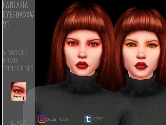 Fantasia Eyeshadow V1 by Reevaly at TSR