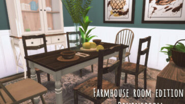 Farmhouse diningroom by GenkaiHaretsu at TSR