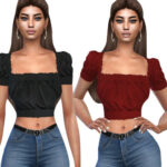 Female Casual Blouses by Saliwa at TSR