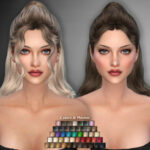 Female Hairstyle Set #218b&e by Cazy at TSR