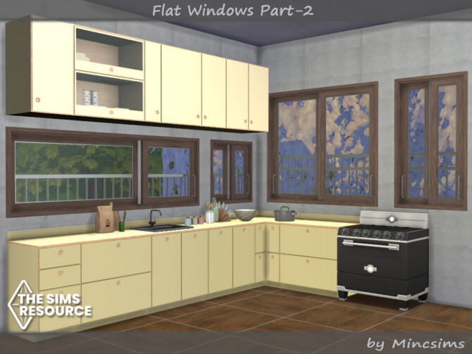 Flat Windows part.2 by Mincsims at TSR