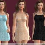 Floral Lace Mini Dress by ekinege at TSR