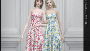 Floral dress 20210804 by Arltos at TSR