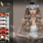 Flower Hair Accessory by Aurum at TSR