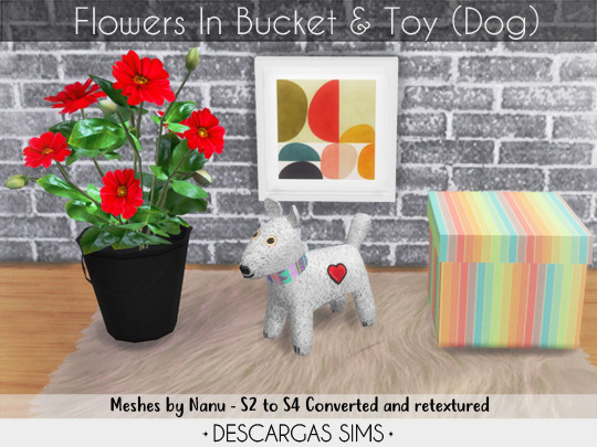 Flowers and Toy at Descargas Sims