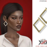 Force earrings by LEXEL at TSR