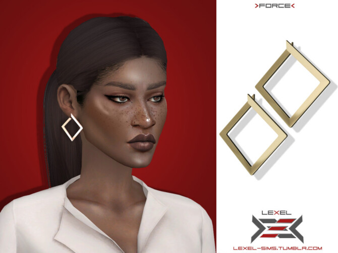 Force earrings by LEXEL at TSR