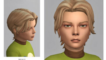 Freddy Hairstyle Child by Merci at TSR