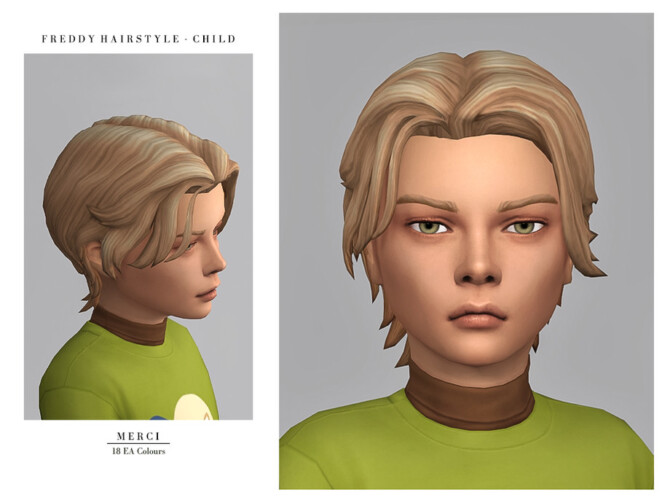 Freddy Hairstyle Child by Merci at TSR