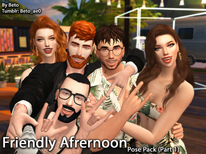 Friendly Afternoon Pose pack – PART 1 by Beto_ae0 at TSR