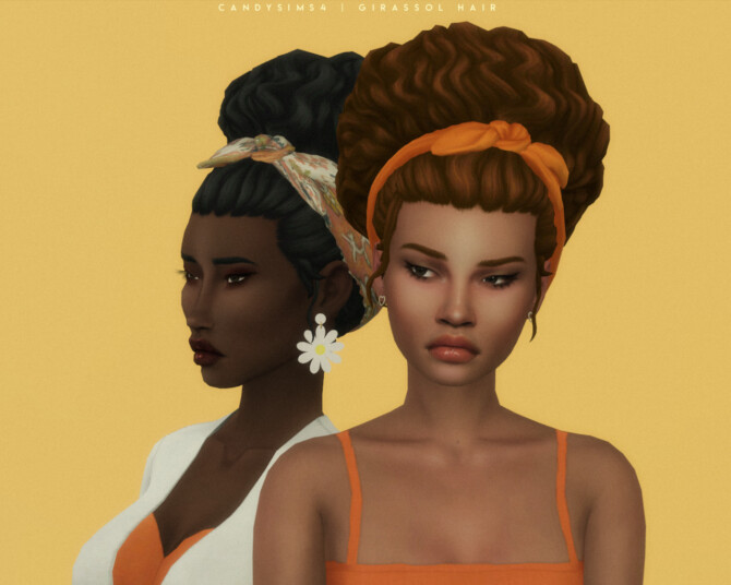 GIRASSOL HAIR at Candy Sims 4