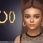 Gala Hoop Earrings For Kids by feyona at TSR