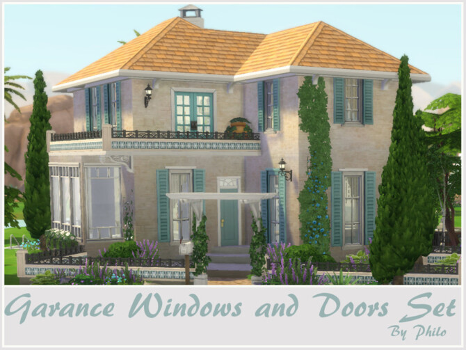 Garance Windows and Doors Set by philo at TSR