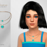 Gemstones Necklace Child by Suzue at TSR