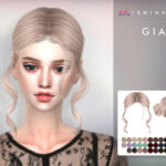 Gia Hair by TsminhSims at TSR