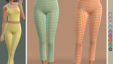 Gingham Pants by ekinege at TSR