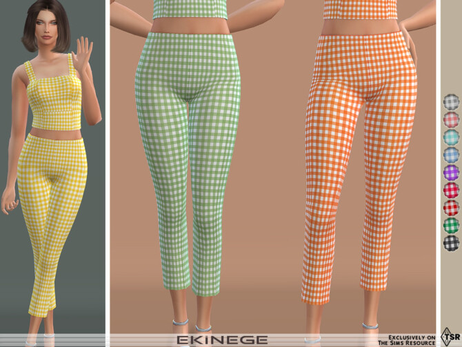 Gingham Pants by ekinege at TSR