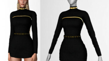 GoldenShadow Collection Dress I VIY by Viy Sims at TSR