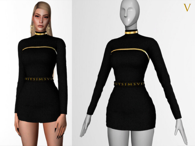 GoldenShadow Collection Dress I VIY by Viy Sims at TSR