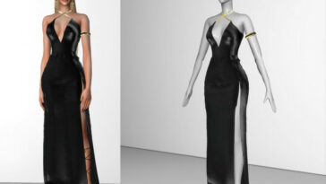 GoldenShadow Collection Dress III VIY by Viy Sims at TSR