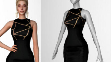 GoldenShadow Collection Dress V VIY by Viy Sims at TSR