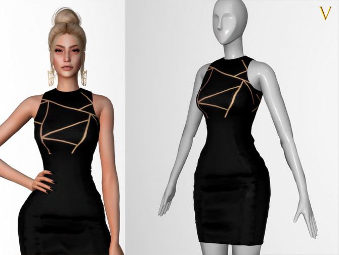 GoldenShadow Collection Dress V VIY by Viy Sims at TSR