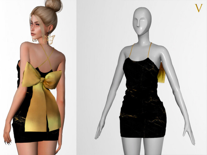 GoldenShadow Collection Dress VI VIY by Viy Sims at TSR