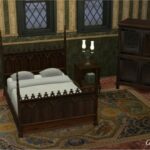 Gothic Bedroom Set II by Clara at All 4 Sims