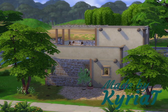 Gournia House at KyriaT’s Sims 4 World