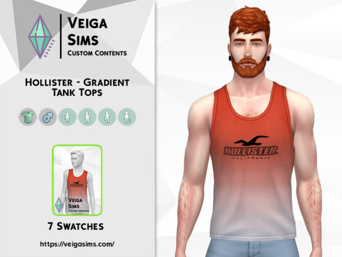 Gradient Tank Tops by David_Mtv at TSR