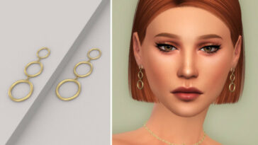 Gravity Earrings by Christopher067 at TSR