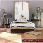 Large, modern bedroom. The room is furnished, tested, and ready to play. Price: 11 162, Size: 9 x 6, Medium Walls.