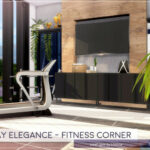 Gray Elegance Fitness Corner by Lhonna at TSR