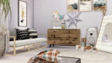 Gray Elegance Toddler Room by Lhonna at TSR