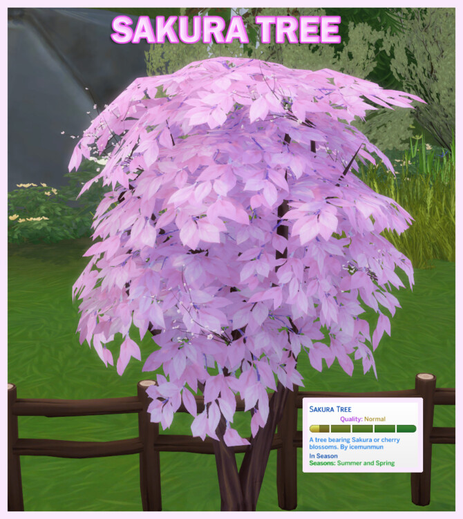 HARVESTABLE SAKURA TREE at Icemunmun