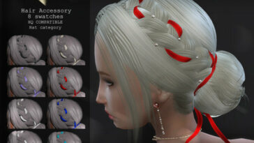 Hair accessory by Aurum at TSR