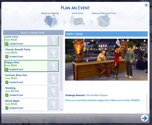 Happy Hour event at Kiara’s Sims 4 Blog