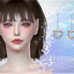 Heart earrings 13 by Arltos at TSR