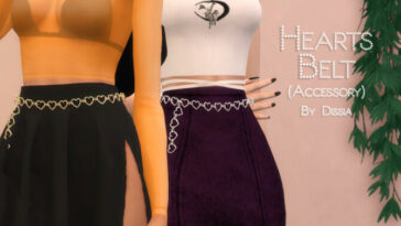 Hearts Belt (Acc) by Dissia at TSR