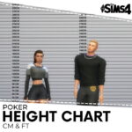 Height Chart by Poker at Mod The Sims 4